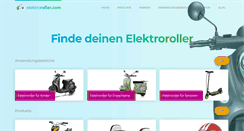 Desktop Screenshot of elektroroller.com