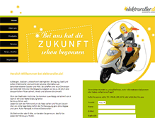 Tablet Screenshot of elektroroller.de